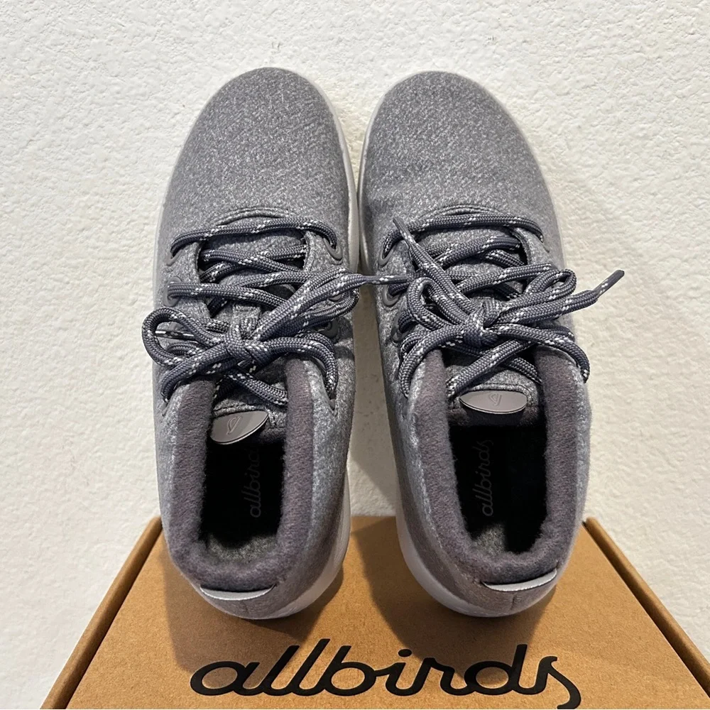 Allbirds Women Wool Runner-Up Mizzle in Medium Grey, Size 8, New in Box